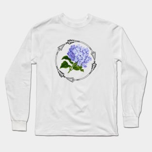 Hydrangeas and Arrows Long Sleeve T-Shirt